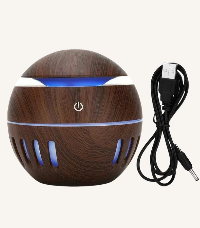 Ultrasonic Wooden Design Air Humidifier 130ML.